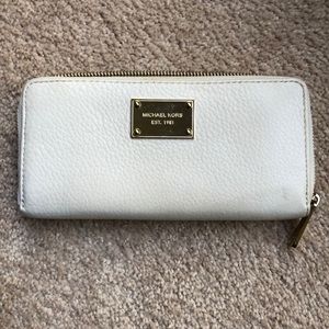 Michael Kors large zip wallet